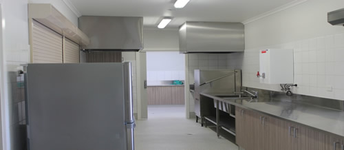 Yallourn North Town Hall kitchen after the upgrade